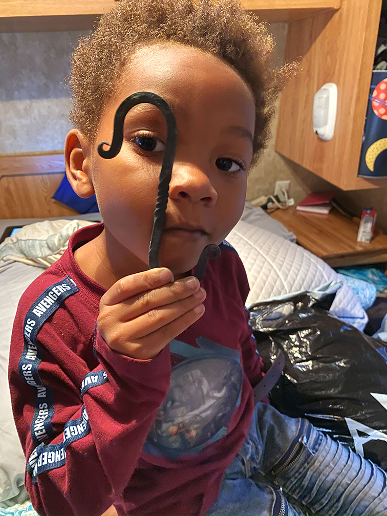 Williamsburg Va Jj And Blacksmith Hook He Made 